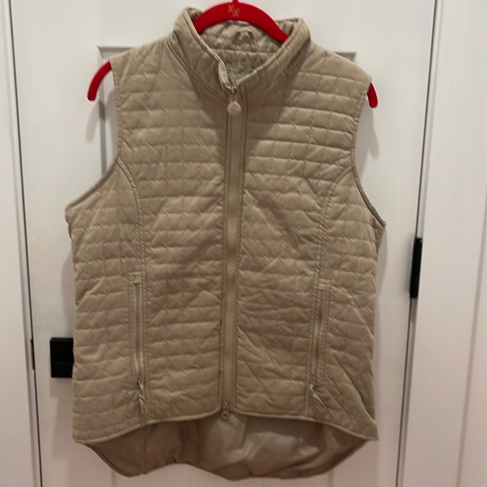 Women's Quilted Tan Vest